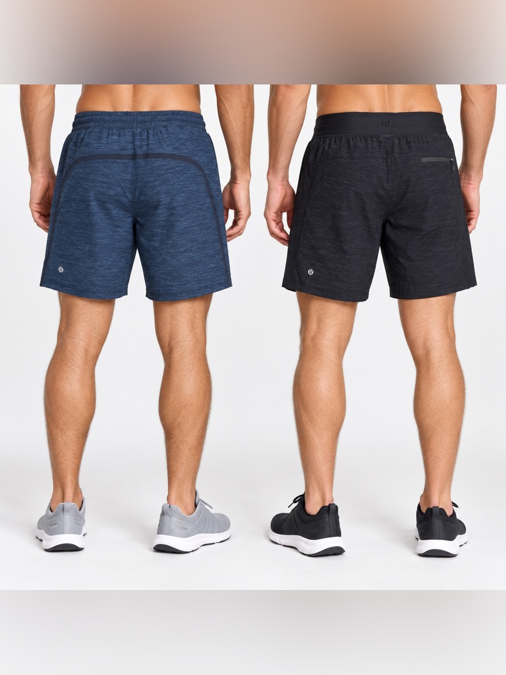 Lululemon Men’s Shorts Lot 2 Pack Size Small Blue Black Athletic Running